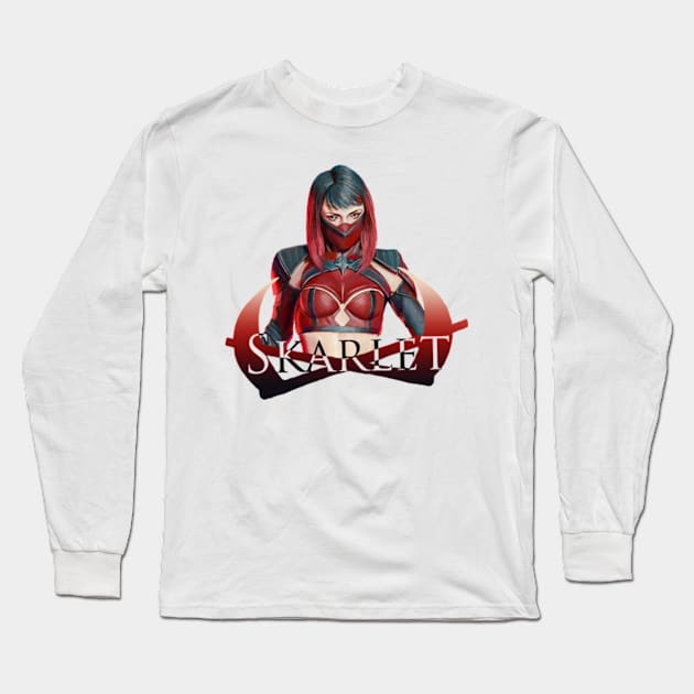 Skarlet Long Sleeve T-Shirt by xzaclee16